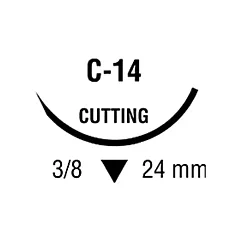 Suture Monosof 2-0 C-14 36/box (VMTYSN758)