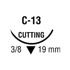 Suture Surgipro 3-0 C-13 C-13 19mm box/12 (VMTYSP665G)