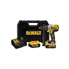 Dewalt 20V XR Li-Ion Brushless 3-Speed Hammer Drill Kit, 1/2