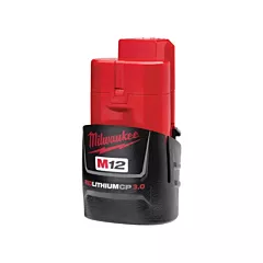 Milwaukee M12™ Redlithium™ 3.0 Compact Battery Pack, 12 V, 3.0 Ah, Lithium-Ion (48-11-2430)