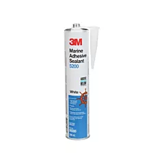 3M Marine Adhesive Sealant 5200, 378 ml, White, Cartridge (5200-CART-WHT)