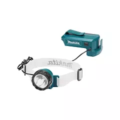 Makita 18 V LXT® Cordless Headlamp, LED, 100 Lumens (High), 33 Run Time Hrs. (High), Plastic, Rechargeable (DML800)