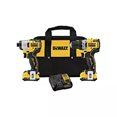 Dewalt Xtreme™ Brushless Drill & Impact Driver Kit, 12 V, Lithium-Ion (DCK221F2)