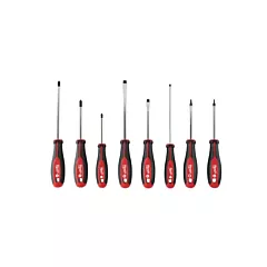 Milwaukee Screwdriver Set with Square Drive, 8 Pcs., Magnetic (48-22-2718)