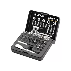 Vega Jeu de mèches et d’embouts à cliquet inviolables (VSMT-31)