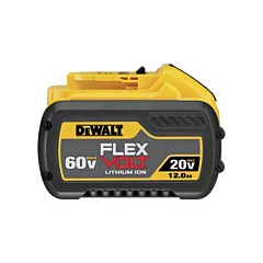 Dewalt FlexVolt® Max Battery, 20 V/60 V, 12 Ah, Lithium-Ion (DCB612)