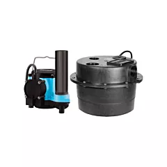 Little Giant Pump Company Drainosaur® Sump Pump, 1/3 HP, 29 GPM, 115 V, 9:00 AM (506065)