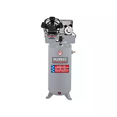 King Canada High Output Air Compressor, 6.5 HP, 22.6 at 40 PSI/18.5 at 100 PSI, Electric, 240/1, 50 Gal. (60 US Gal) (KC-5160V2)
