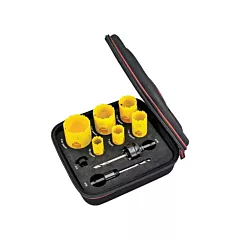 Starrett Deep Cut Hole Saw Kit, 9 No. of Pieces (KDC06034-N)