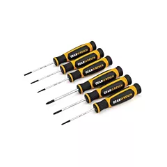 Gearwrench Mini Phillips®/Slotted Dual Material Screwdriver Set, 6 Pcs., Non Magnetic (80055H)
