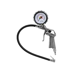 King Canada Tire Inflation Gun with Pressure Gauge, Steel (K-1630)