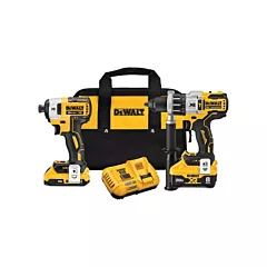 Dewalt Ensemble de perfomarteau/visseuse à percussion sans fil Max XR(MD), 20 V, Lithium-ion (DCK299D1W1)