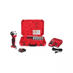 Milwaukee M18™ Cable Stripper Kit with 17 Cu THHN/XHHW Bushings, 18 V, Lithium-Ion, 1/0 - 750 MCM Cu & Al THHN/XHHW (2935CU-21S)