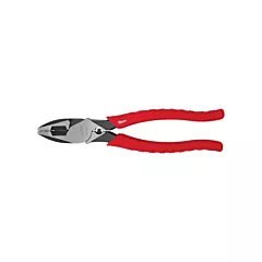 Milwaukee Comfort Grip High Leverage Lineman's Pliers with Crimper, 9