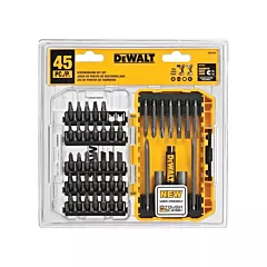 Dewalt 45 Piece Screwdriving Set with ToughCase®+ System (DW2166)