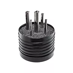 Walter Surface Technologies Jeu de forets à cannelures droites Drillco(MD), 5 Nbre de morceaux, Carbure (710A5)