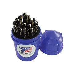 Walter Surface Technologies Jeu de forets courts T17HDDC+ d'usage intensif ThunderBit(MD) Triumph(MD) et indexe à agrafe, 29 Nbre de morceaux, Acier rapide (99504)