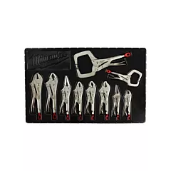 Milwaukee Torque Lock™ Pliers Kit, 10 No. of Pieces (48-22-3690)