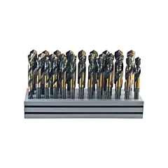 Walter Surface Technologies Drillco® S & D Nitro Drill Bit Set with Stand, 32 No. of Pieces, High Speed Steel (1000N32)