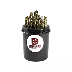 Walter Surface Technologies Drillco® Imperial Drill Pal Jobber Length Drill Bit Set, 29 No. of Pieces, Cobalt (500EW29)