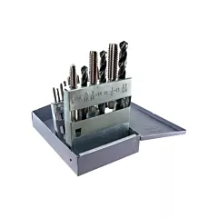 Walter Surface Technologies Jeu de tarauds & forets Drillco(MD), 18 Nbre de morceaux (200F2018)