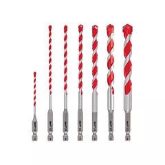 Milwaukee Large Shockwave™ Hammer Drill Bit Kit, 7 No. of Pieces, Carbide (48-20-9057)