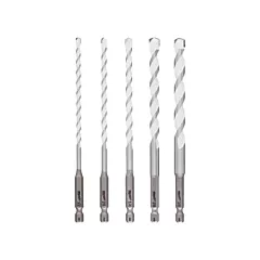 Milwaukee Shockwave™ Multi-Material Drill Bit Set, 5 No. of Pieces, Carbide (48-20-8898)