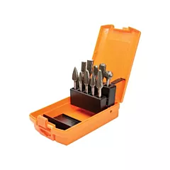 Walter Surface Technologies DC Carbide Burr Kit, 10 No. of Pieces (01V996)