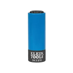 Klein Tools 2-in-1 Coated Socket, 12 No. of Points, Impact (66030)