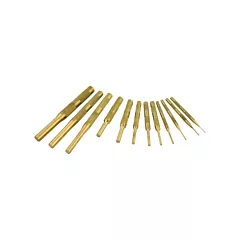 Gray Tools Brass Pin Punch Set, 12 No. of Pieces (C12BPS)
