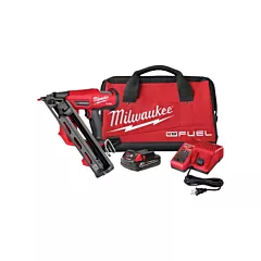 Milwaukee M18 Fuel™ 15 Gauge Finish Nailer Kit, 18 V, Lithium-Ion (2839-21CT)