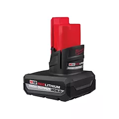 Milwaukee M12™ Redlithium™ High Output™ XC5.0 Battery Pack, 12 V, 5 Ah, Lithium-Ion (48-11-2450)