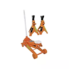 Strongarm Service Jack with 3-Ton Vehicle Stands, 5