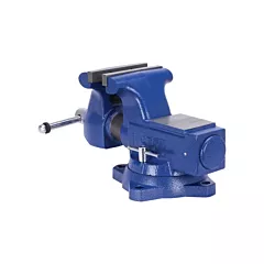 JET Heavy-Duty Round Channel Bench Vise, 6-1/2