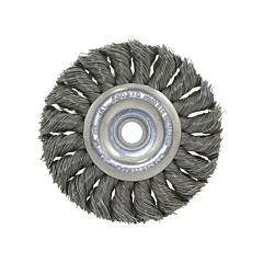 JET Unthreaded Knot Twisted Wire Wheel, 3-1/4
