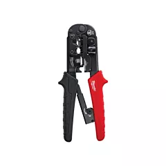 Milwaukee Ratcheting Pass-Through Crimper & Stripper, 3-17/50