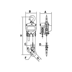 JET KCH Series Chain Hoists