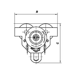 JET Heavy-Duty Geared Trolley - SGT Series, 4