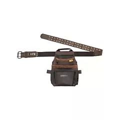 Dewalt Tool Pouch & Belt, Leather, Black, 12 No. of Pockets, Multiple Tool Holder (DWST550115)
