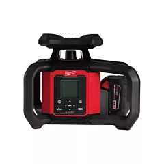 Milwaukee M18™ Red Exterior Dual Slope Rotary Laser Level Kit with Receiver & Remote, 4000' (1219.2 m), 2 Laser Class (3704-21)