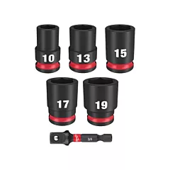 Milwaukee Shockwave Impact Duty™ Metric Socket Set, 3/8