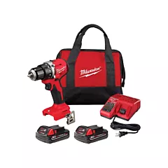 Milwaukee M18™ Compact Brushless Drill/ Driver Kit, 1/2