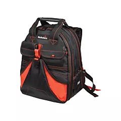 Kuny's Deluxe Tool Backpack, Black/Orange, Ballistic/Polyester (HT5533)