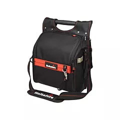 Kuny's Zippered Professional Electrician's Tool Pouch, Black/Orange, Ballistic Polyester, 19 No. of Pockets (HT5609)