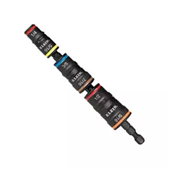 Klein Tools 7-in-1 Flip Socket Set, 1/4'', Impact, 8 No. of Pieces (32933)