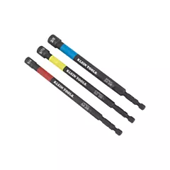 Klein Tools 11-in-1 Impact-Rated Driver and Flip Socket 2-Piece Set, 1/4