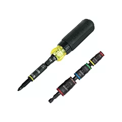 Klein Tools Power Nut Setter 3-Piece Set, Phillips/Square/Torx®/Slotted, Cushion Grip (85517HD)