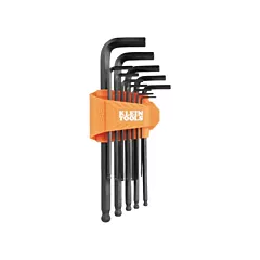 Klein Tools L-Style Ball-End Hex Key Wrench Set, 12 No. of Keys, Imperial (BLS12)