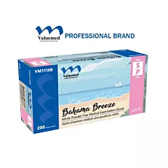 Gants en nitrile Valuemed ​​Bahama Breeze, non poudrés, 200/boîte