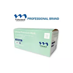 Valuemed Professional Anti Fog Earloop Mask Blue Level 2, box/50 (VM-2215)